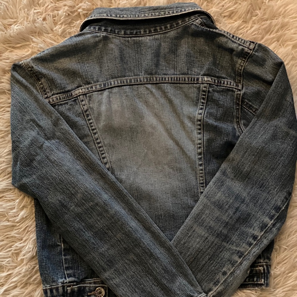 Distressed Jean Jacket - Picture 4 of 5
